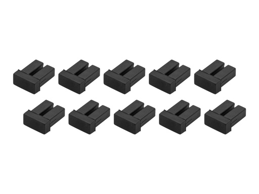 [SFPLCCAP10] StarTech.com Startech LC SFP Staubschutzkappen - 10 Stck. - LWL-Schutzkappen - SFP Kappe - Schutzumschlag - Schwarz (Packung mit 10)