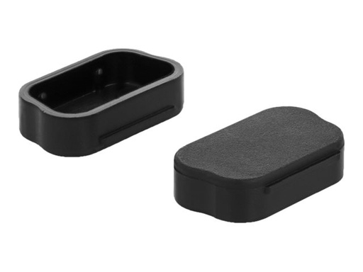 [60173] Delock Sub-D 9 / Sub-D 15 - Schutzumschlag - Schwarz (Packung mit 10)