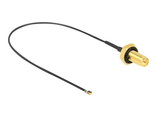 [12657] Delock Antennenkabel - RP-SMA (W) Bulkhead zu MHF 4L LK (M)