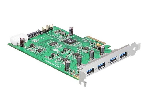 [89325] Delock PCI Express Card x4 > 4 x External - USB-Adapter