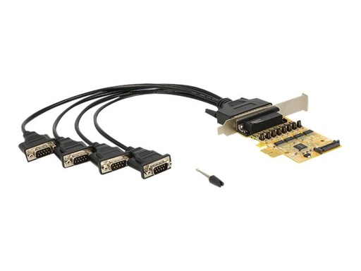 [89447] Delock PCI Express Card > 4 x Serial with voltage