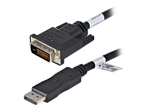 [DP2DVIMM6X10] StarTech.com 10-Pack 6ft DisplayPort to DVI Cable, DisplayPort 1.2 to DVI-D Video Adapter Cable, 1080p, Passive DP++ to DVI Monitor Converter Cable, DP to DVI Digital Display, Male to Male - Passive DP 1.2 to DVI (DP2DVIMM6X10)