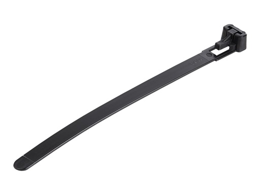 [CBMZTRB5BK] StarTech.com Kabelbinder - 127x7  mm, lösbar, 94V-2/UL, schwarz, 100 St - Kabelbinder - 12.5 cm - Schwarz - TAA-konform (Packung mit 1000)