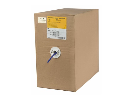 [WIRC6PATBLRL] StarTech.com 1000 ft Bulk Cat6 Ethernet Cable - Stranded - CM-Rated for In-Wall Use - Cat 6 UTP Patch Cable - Blue (WIRC6PATBLRL)