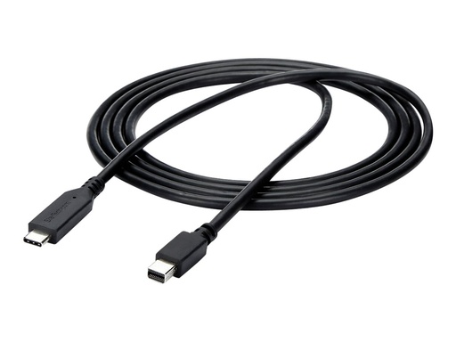 [CDP2MDPMM6B] StarTech.com StarTech 1,8m USB-C auf Mini DisplayPort Kabel - USB C zu mDP Kabel - 4K 60Hz - Schwarz - Adapterkabel - USB-C (M)