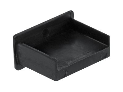 [64102] Delock Dust Cover for USB Type-A Female - Schutzumschlag - Schwarz (Packung mit 10)