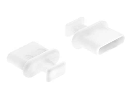 [64094] Delock Dust Cover for USB Type-C Female - Schutzumschlag - Schwarz (Packung mit 10)