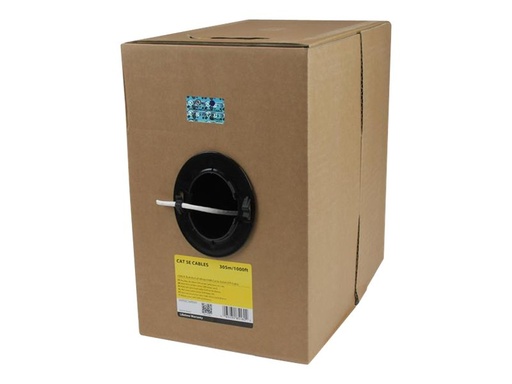 [WIR5ECMRWH] StarTech.com 1000 ft Bulk Roll of White CMR Cat5e Solid UTP Riser Cable - Cat 5e Riser Cable - Cat.5e CMR Ethernet Cable - 24 AWG - White (WIR5ECMRWH)