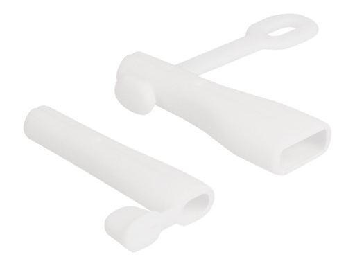 [64204] Delock Staubschutzhaube für Kabel - weiß (Packung mit 2 Stück)