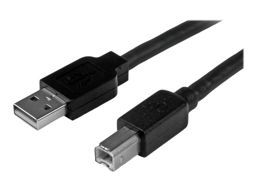 [USB2HAB50AC] StarTech.com 15m aktives USB 2.0 A auf B Kabel - Stecker/Stecker - USB Druckerkabel 1x USB A / 1x USB B - Schwarz - USB-Kabel - USB Typ B (M)