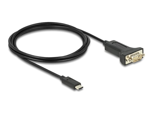 [64196] Delock Kabel USB / seriell - USB-C (M) zu RS-232 (M)