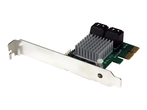 [PEXSAT34RH] StarTech.com Startech 4 Port SATA III RAID Controller PCI Express Schnittstellenkarte - PCIe Serial-ATA Controller Adapter - HyperDuo SSD Tiering - Speichercontroller (RAID)