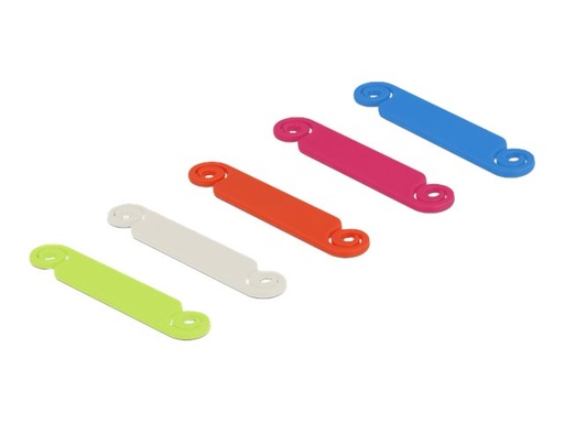 [18406] Delock Kabelmarker-Set - weiß, Blau, Rot, grün