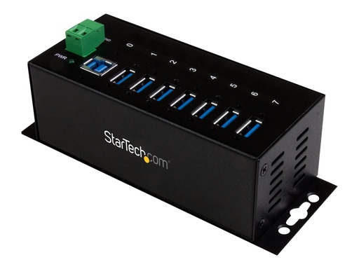 [ST7300USBME] StarTech.com Industrieller 7 Port USB 3.0 Hub mit Überspannungsschutz