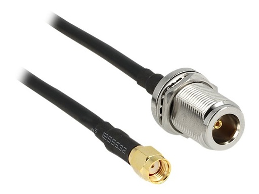 [88845] Delock Antennenkabel - RP-SMA weiblich zu N-Anschluss