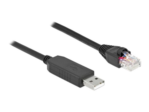[64159] Delock Serieller Adapter - USB (M) zu RJ-45 (M)