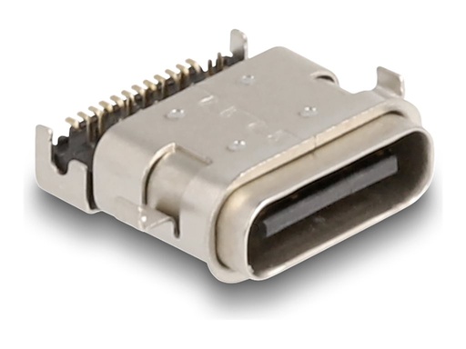 [66755] Delock USB-C-Anschluss - USB-C (W) gelötet - USB 3.0 - 100 V - 5 A - up to 5 Gbps data transfer rate, wasserdicht (Packung mit 10)