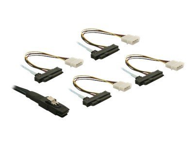 [83065] Delock Internes SAS-Kabel - 4-Lane - 26 PIN 4i Mini MultiLane (M)