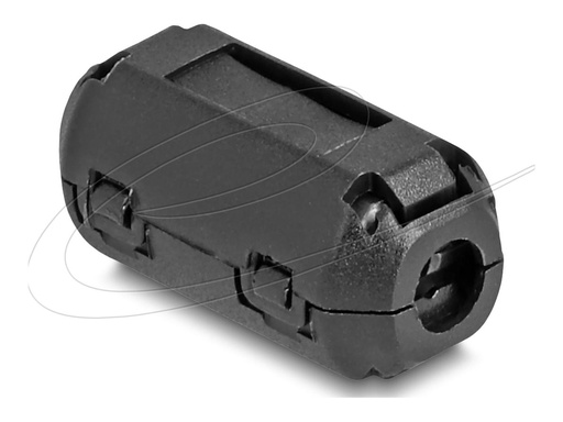 [80943] Delock Ferritleiste - für Rundkabel bis 3,5 mm - Schwarz (Packung mit 2)