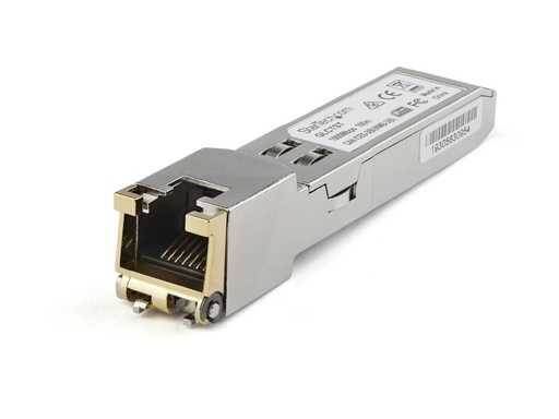 [CTPSFP1GETST] StarTech.com CTPSFP1GETST Transceiver Modul (SFP Module, 1000Base-T Juniper kompatibel, Kupfer, RJ-45 Kupfer mit DDM)