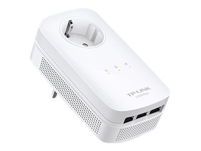 [TL-PA8030P KIT] TP-LINK AV1200 - Powerline-Adapter 3-Port-Switch - 1GbE, HomePlug AV (HPAV)