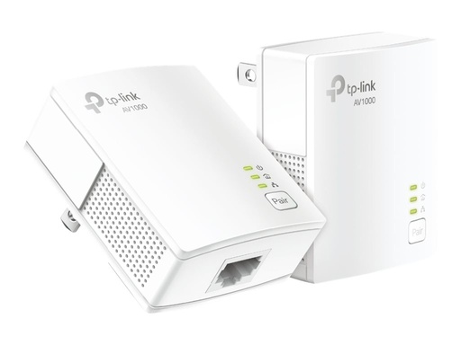 [TL-PA7017 KIT] TP-LINK TL-PA7017 KIT - 1000 Mbit/s - IEEE 802.3,IEEE 802.3ab,IEEE 802.3u - Typ F - OFDM - 128-bit AES - 300 m