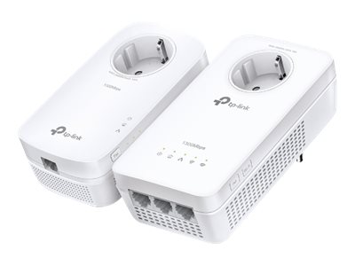 [TL-WPA8631P KIT] TP-LINK TL-WPA8631P Kit Av1300 Gigabit Passthrough Powerline Wi-Fi Kit 3 - Switch - Stromnetz (Powerline)