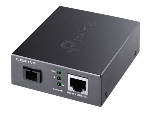 [TL-FC311A-2] TP-LINK Gigabit-WDM-Media-Konverter - 1000 Mbit/s - IEEE 802.3ab - IEEE 802.3i - IEEE 802.3u - IEEE 802.3z - Gigabit Ethernet - 10,100,1000 Mbit/s - 1000 Mbit/s - Voll - Halb