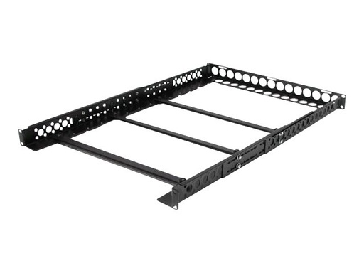 [UNIRAILS1U] StarTech.com 1HE tiefenvestellbare 19 Zoll Server Rack Schienen - Universal Rack Schiene - Rack-Schiene - Schwarz - 1U - 48.3 cm (19")