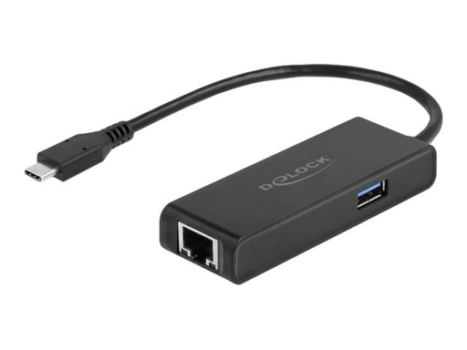 [63826] Delock Netzwerkadapter - USB-C 3.2 Gen 1 - 2.5GBase-T x 1 + USB 3.2 Gen 1 x 1