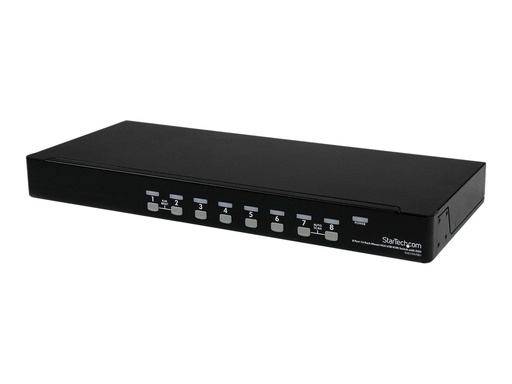 [SV831DUSBU] StarTech.com 8-Port USB KVM Swith with OSD - TAA Compliant - 1U Rack Mountable VGA KVM Switch (SV831DUSBU)