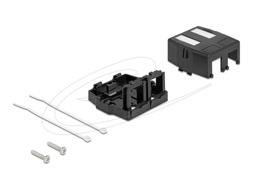 [85842] Delock Gehäuse mit modularen Einsätzen - Keystone-Oberfläche