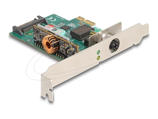 [90760] Delock Netzwerkadapter - PCIe 2.1 Low-Profile - 10/100/1000/2500Base-T (PoE+)
