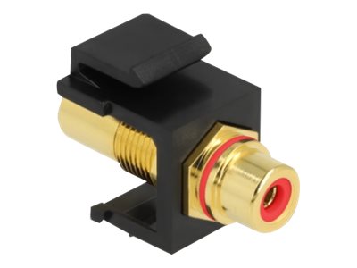 [86744] Delock Modulare Eingabe - RCA - Schwarz, roter