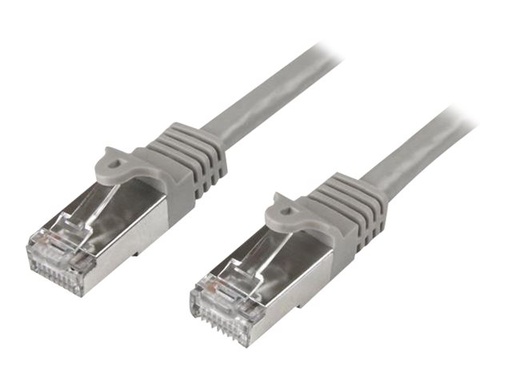 [N6SPAT3MGR] StarTech.com Startech 3m CAT6 Ethernet Cable, 10 Gigabit Shielded Snagless RJ45 100W PoE Patch Cord, CAT 6 10GbE SFTP Network Cable w/Strain Relief, Grey, Wiring is UL Certified/TIA - Category 6 - 26AWG (N6SPAT3MGR)
