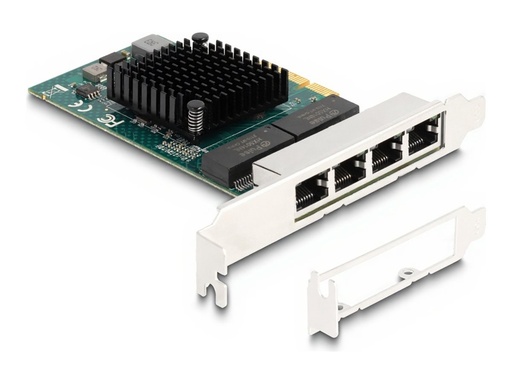 [88208] Delock Netzwerkadapter - PCIe 2.0 x4 Low-Profile