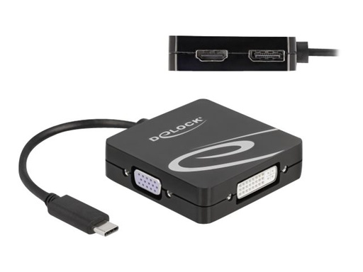 [63129] Delock High Speed - Videoadapter - Single Link - USB-C männlich zu 15 pin D-Sub (DB-15)