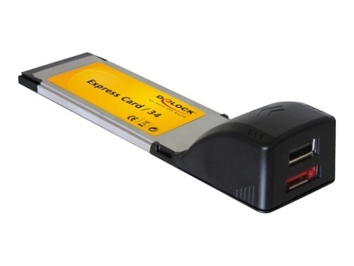 [66218] Delock Express Card to USB 2.0/eSATA - Speicher-Controller