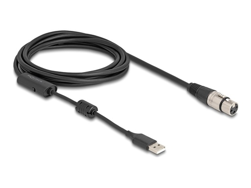 [84178] Delock Mikrofonkabel - USB männlich zu XLR3