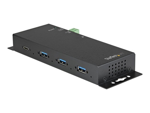 [HB31C3A1CME] StarTech.com 4 Port USB-C Hub 10 Gbit/s - Metall Industrie USB Typ-C Hub mit 3xUSB-A & 1xUSB-C - ESD - USB-C oder USB-A Host - Eigenstromversorgender montierbarer USB 3.2/3.1 Gen 2 Hub (HB31C3A1CME)