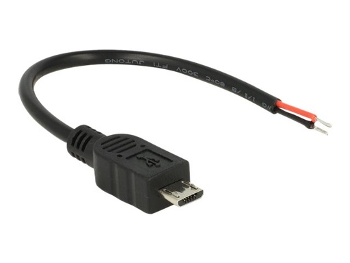 [82697] Delock Stromkabel - ohne Stecker zu Mikro-USB Typ B (nur Strom)