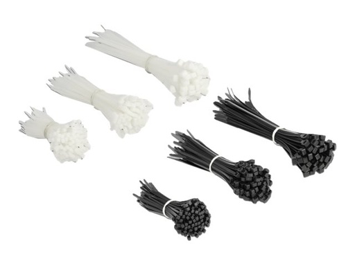 [19357] Delock Cable tie assortment box 500 pieces