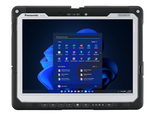 [CF-33YAAACB4] Panasonic Toughbook CF-33 - Robust - Tablet - Intel Core i5 1345U / 1.6 GHz - Win 11 Pro - Intel Iris Xe Grafikkarte - 16 GB RAM - 512 GB SSD TCG Opal Encryption, NVMe - 30.5 cm (12")
