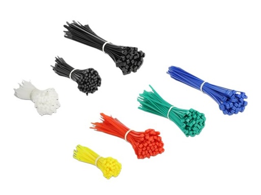 [19356] Delock Cable tie assortment box 600 pieces assorted