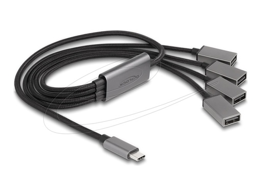 [64210] Delock Hub - 4 x USB 2.0 - Desktop