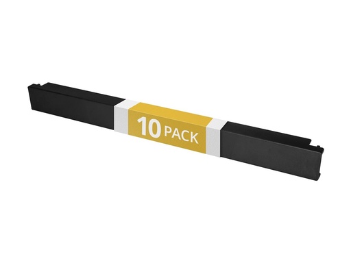 [BLANKP10] StarTech.com Startech 1HE Blindpanel - Werkzeuglose Rack Panel - 10 Pack1HE Blindpanel - Werkzeuglose Rack Panel - 10 Pack - Rack - Leerkonsole - Vorderseite - Schwarz - 1U - 48.3 cm (19")