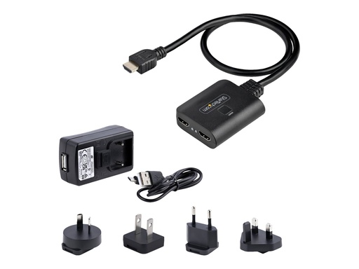 [HDMI-SPLITTER-4K60UP] StarTech.com 2-Port HDMI Splitter 4K, HDMI Splitter
