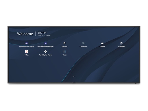 [CDE105UW] ViewSonic CDE105UW - 267 cm (105") Diagonalklasse LCD-Display mit LED-Hintergrundbeleuchtung - Digital Signage - mit Integrierter Mediaplayer / optionale Slot-in-PC-Funktionalität - Android - 5K UHD (2160p)