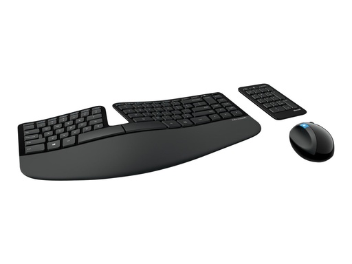 [L5V-00006] Microsoft Sculpt Ergonomic Desktop - Set aus Tastatur, Maus und Ziffernblock