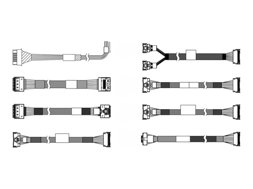 [4X97A90293] Lenovo Speicherkabelkit - für 2,5" Chassis-Front